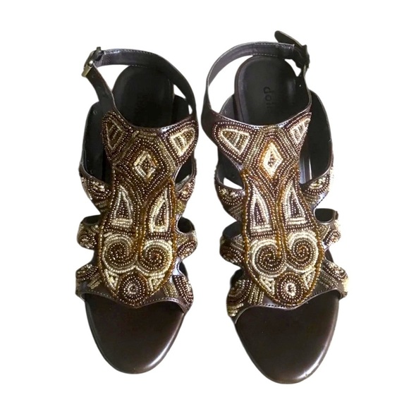 Dollhouse Shoes - On Trend, Seed Bead Heels